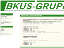 Tablet Screenshot of bkus.de